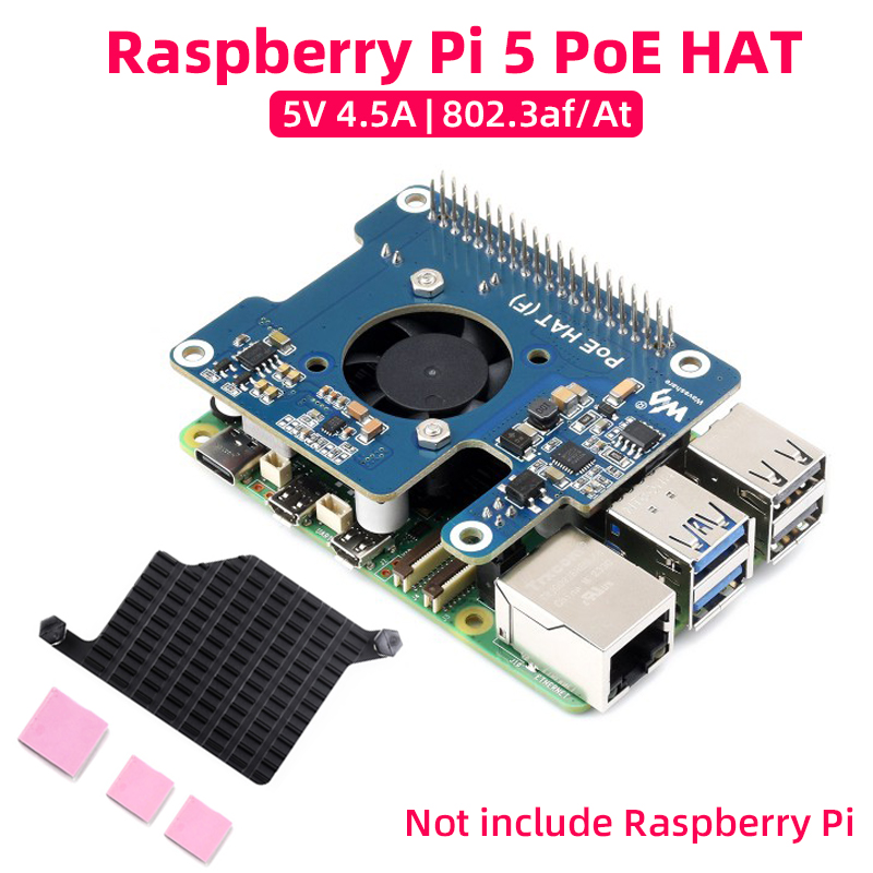 Raspberry Pi 5 PoE HAT (F) 802 - Argon One V3 M.2 Nvme Case recensie en prijs