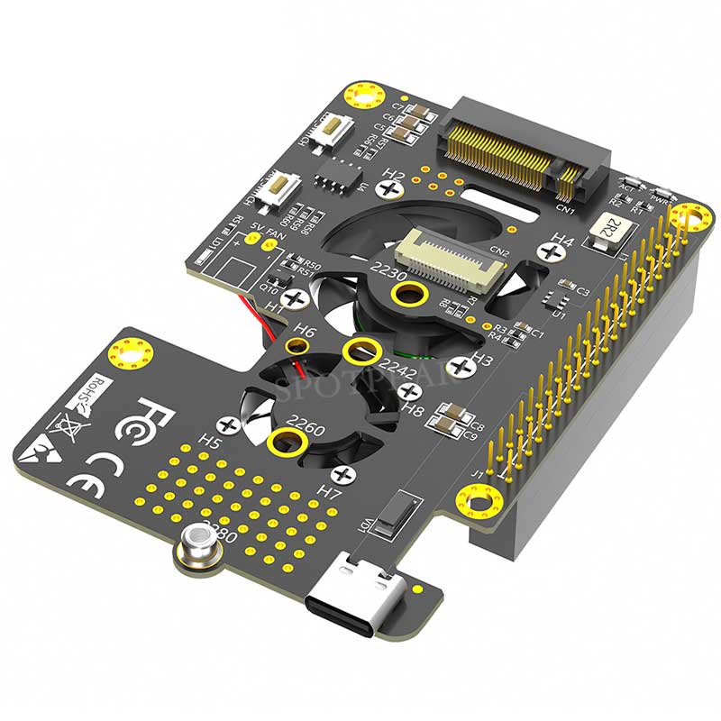 Raspberry Pi 5 Pcie Naar M.2 N - Argon One V3 M.2 Nvme Case recensie en prijs